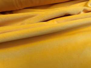 Velour - meget smuk varm gul